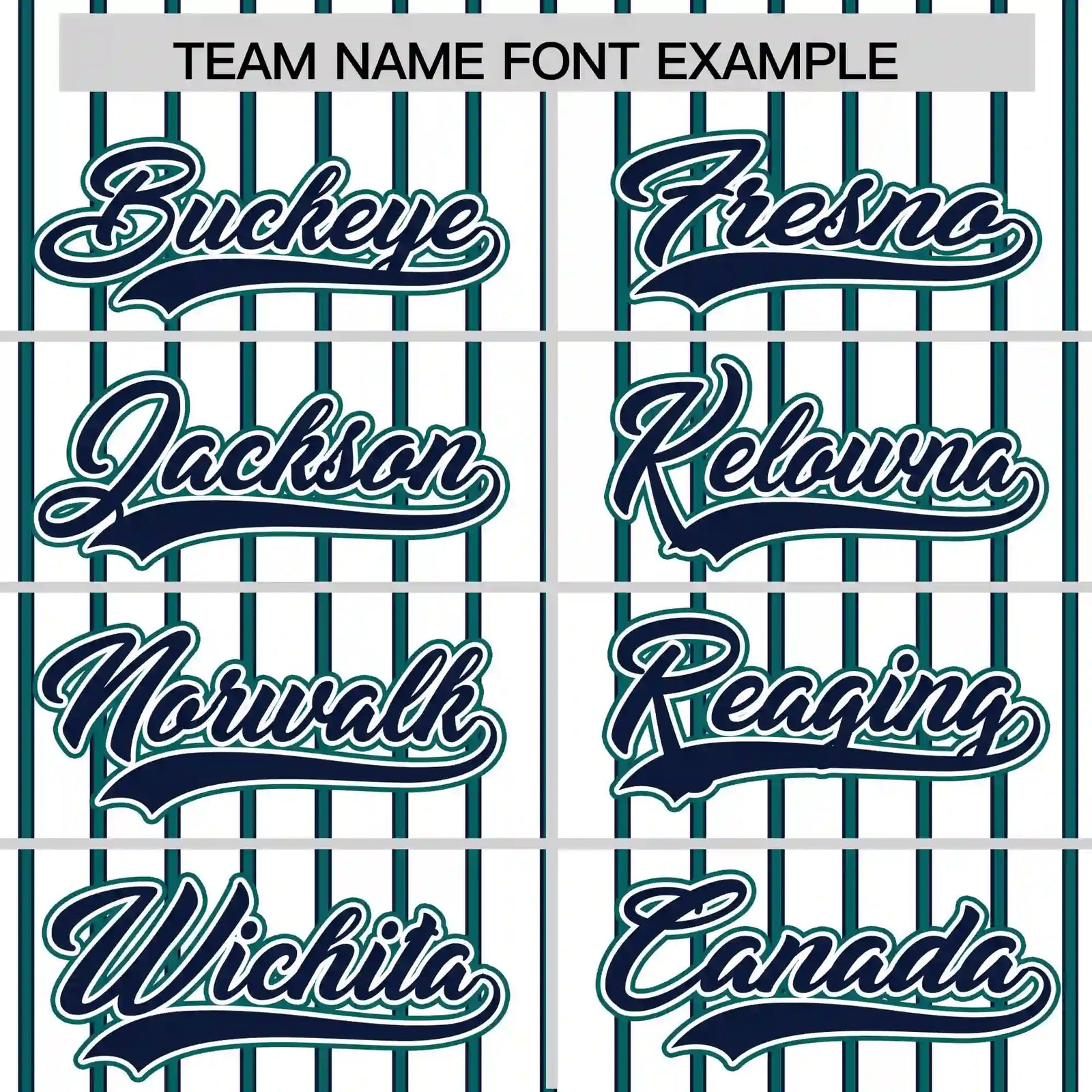 Custom White Navy-Aqua Pinstripe Pattern Design Performance T-Shirt