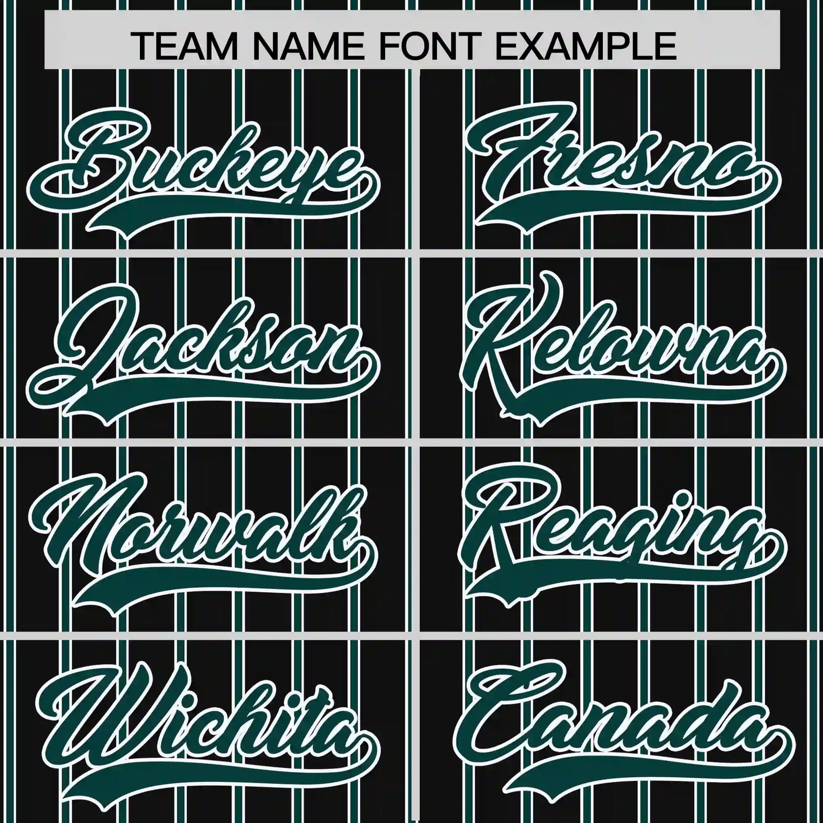 Custom Black White-Midnight Green Pinstripe Pattern Design Performance T-Shirt