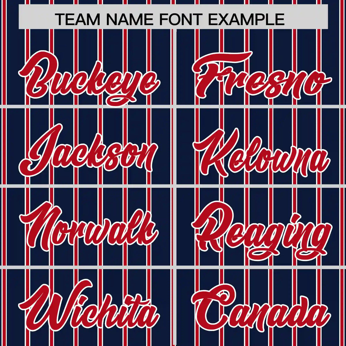 Custom Navy White-Red Pinstripe Pattern Design Performance T-Shirt