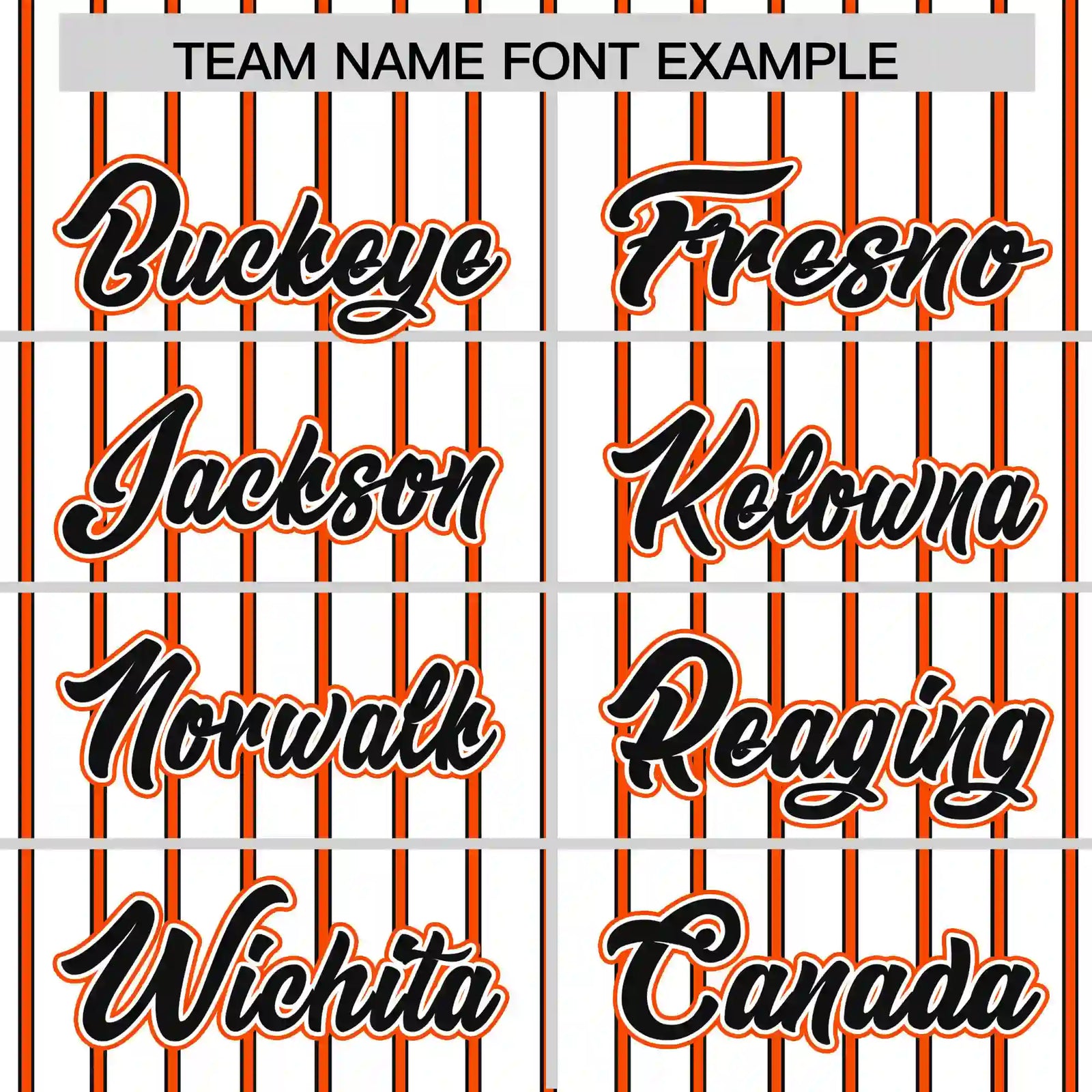 Custom White Black-Orange Pinstripe Pattern Design Performance T-Shirt