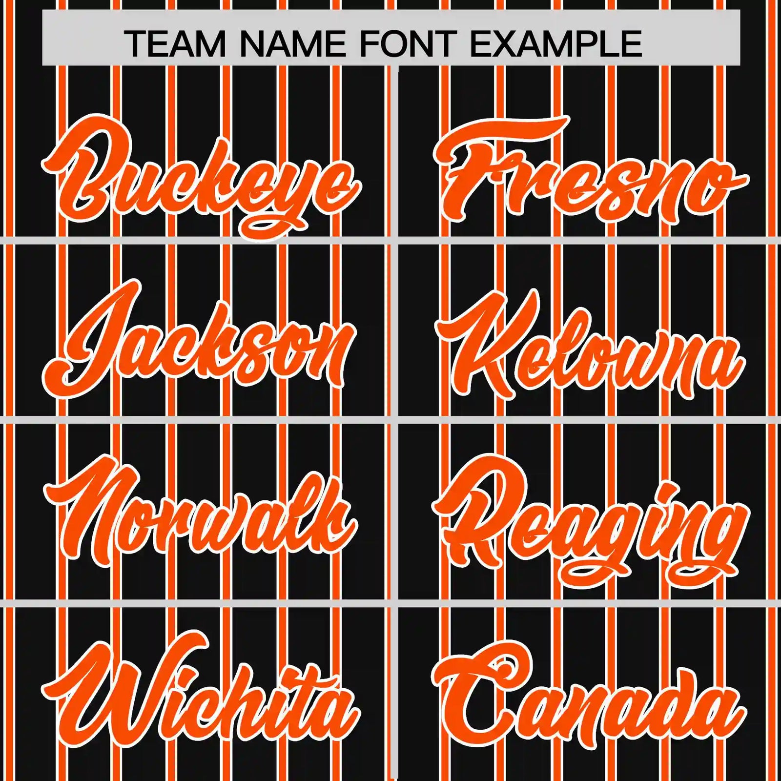 Custom Black White-Orange Pinstripe Pattern Design Performance T-Shirt