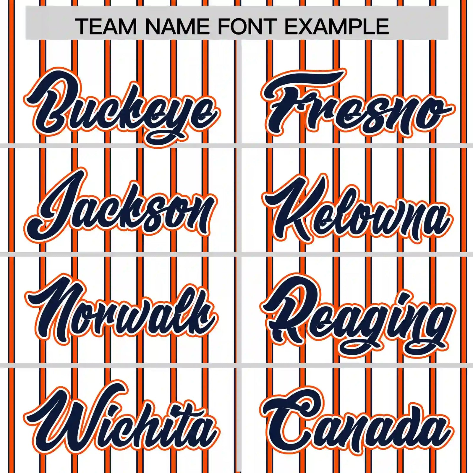 Custom White Navy-Orange Pinstripe Pattern Design Performance T-Shirt