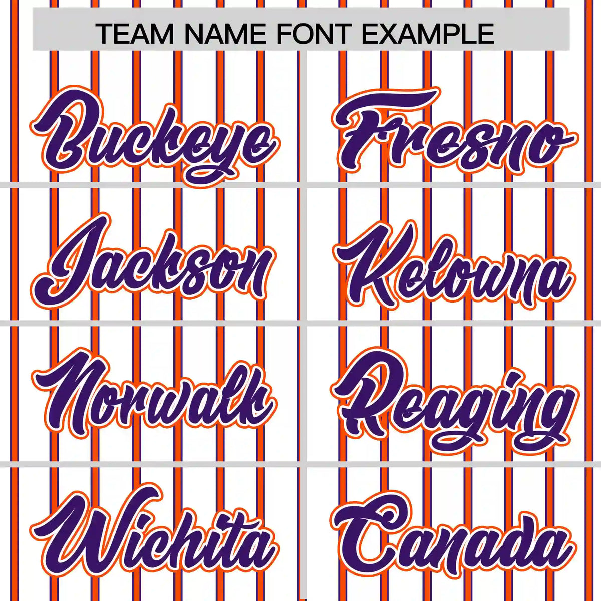Custom White Purple-Orange Pinstripe Pattern Design Performance T-Shirt