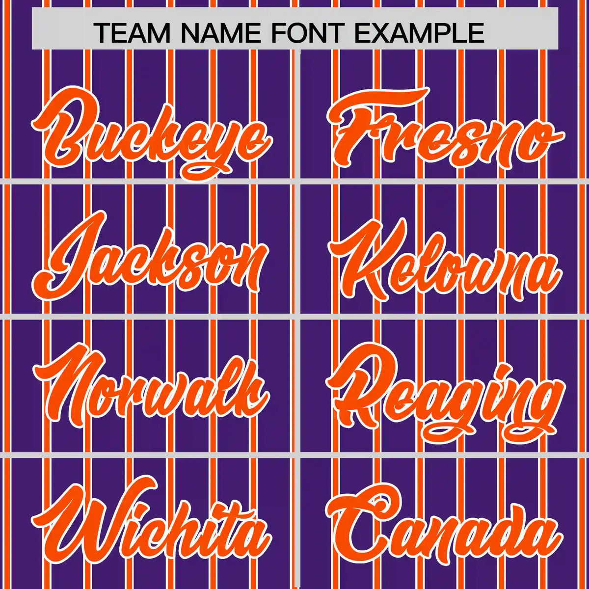 Custom Purple White-Orange Pinstripe Pattern Design Performance T-Shirt