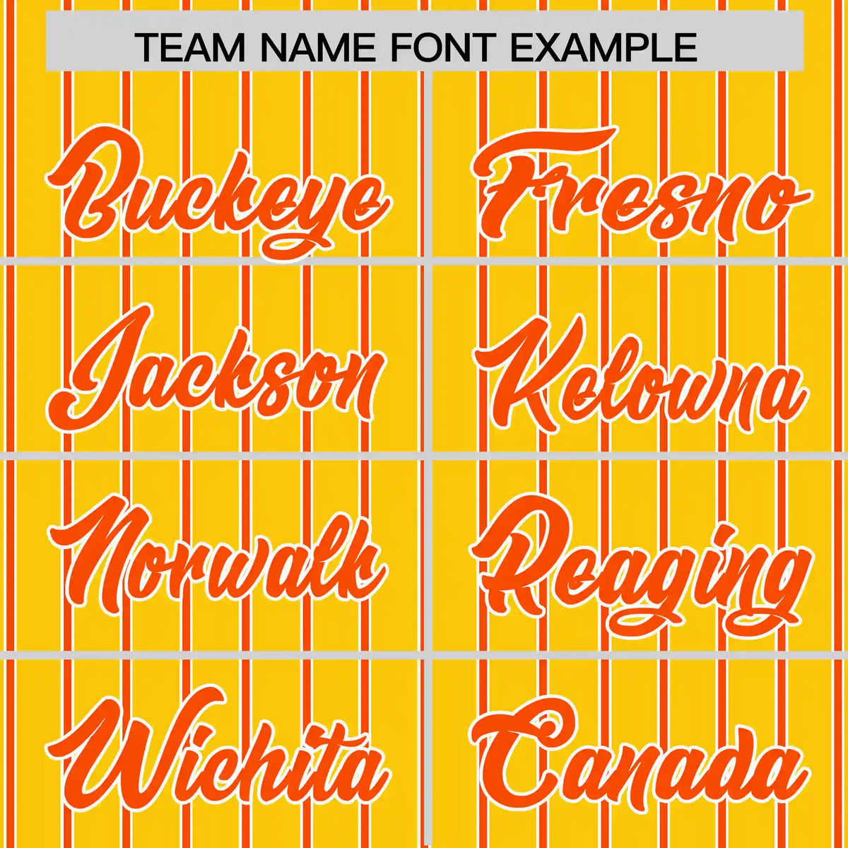 Custom Gold01 White-Orange Pinstripe Pattern Design Performance T-Shirt