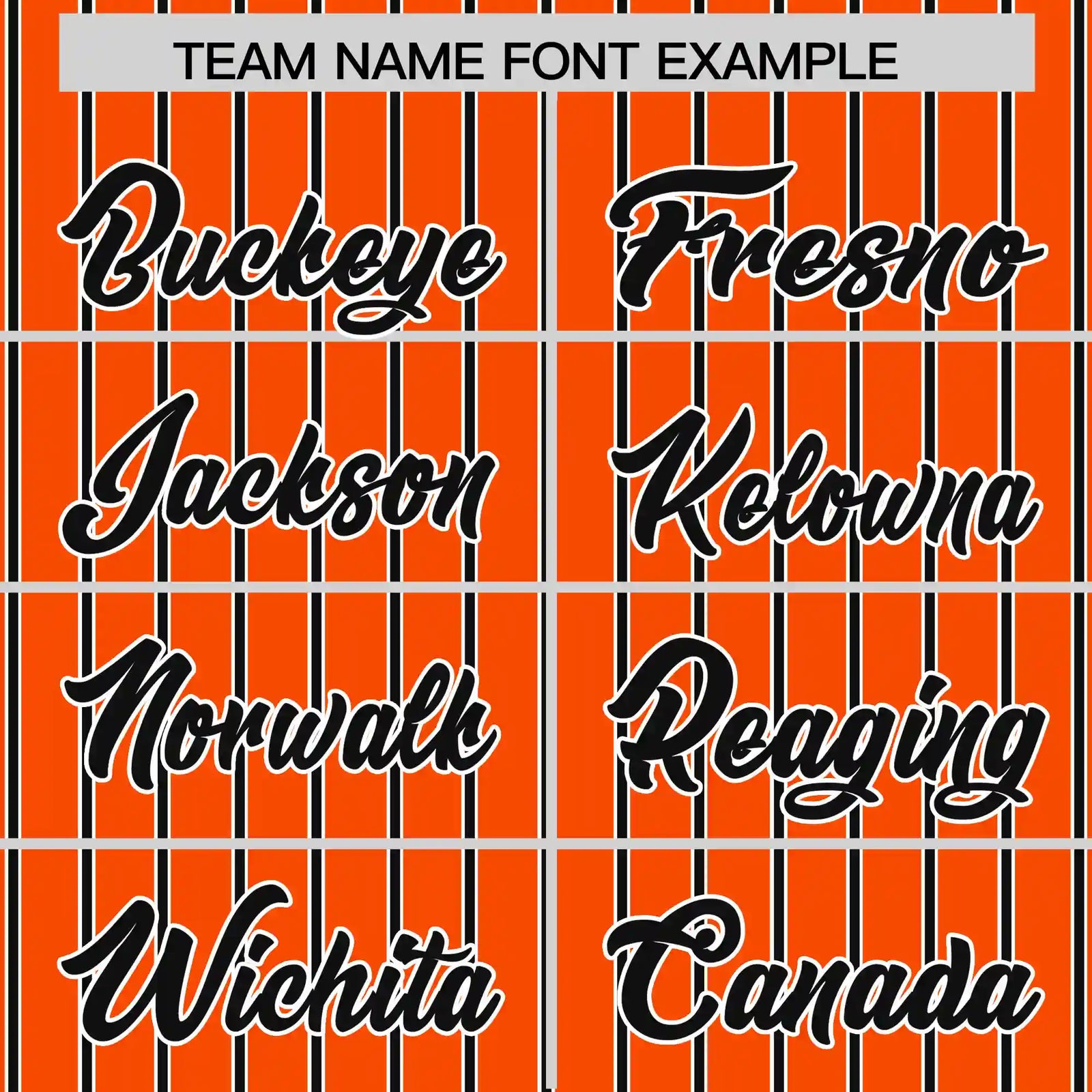 Custom Orange White-Black Pinstripe Pattern Design Performance T-Shirt