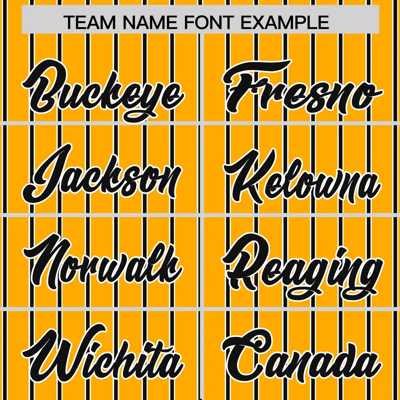 Custom Yellow White-Black Pinstripe Pattern Design Performance T-Shirt