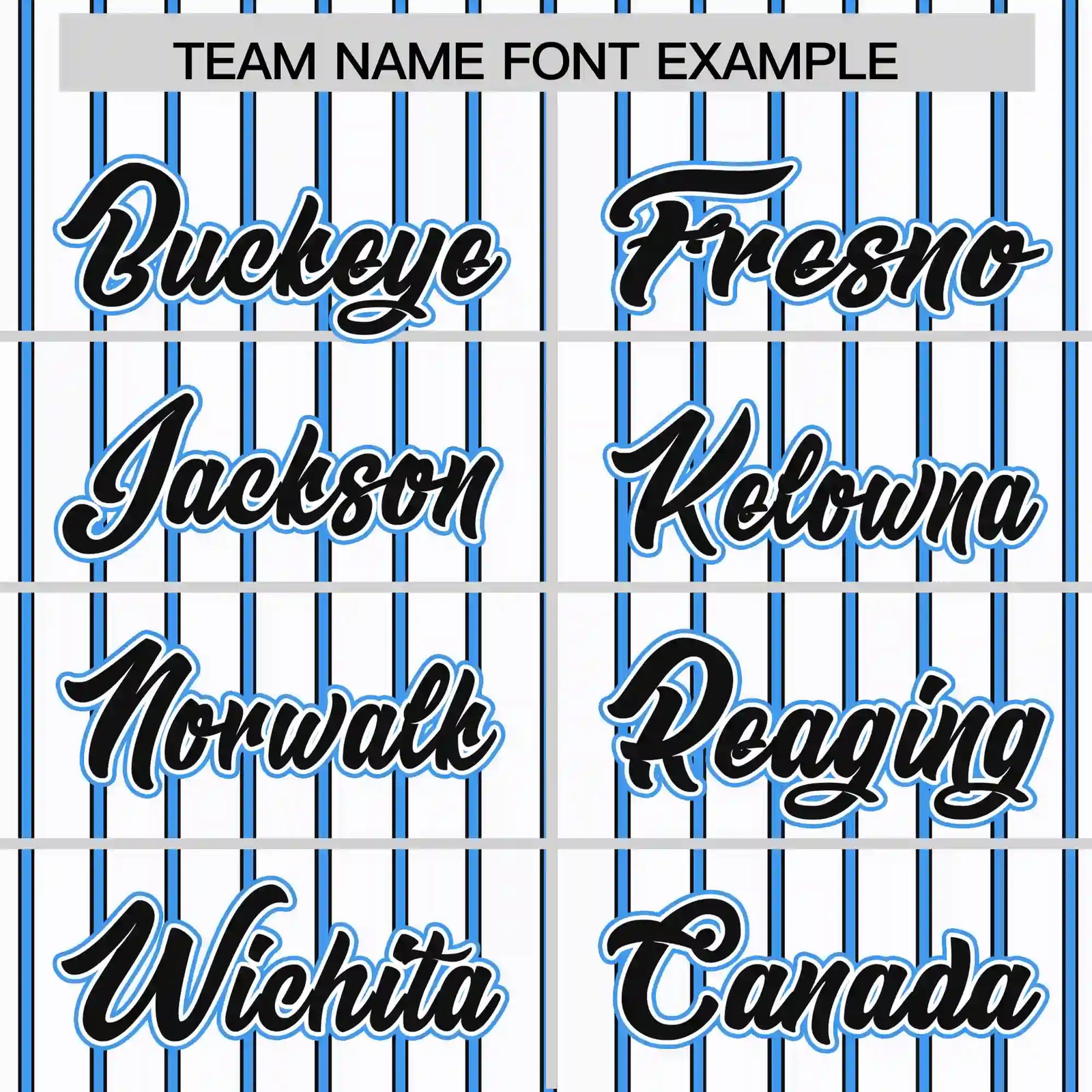 Custom White Powder Blue-Black Pinstripe Pattern Design Performance T-Shirt