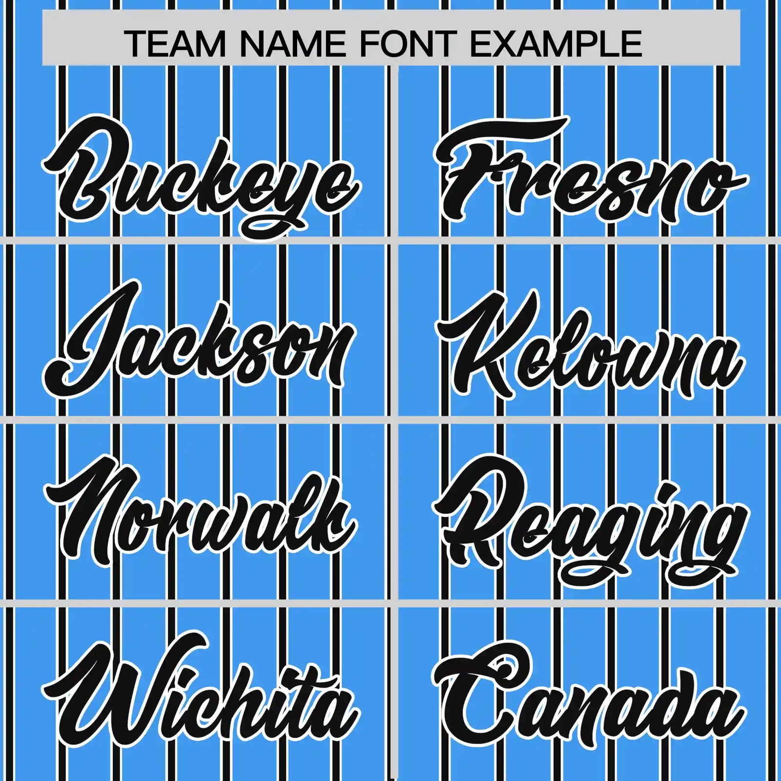 Custom Powder Blue White-Black Pinstripe Pattern Design Performance T-Shirt