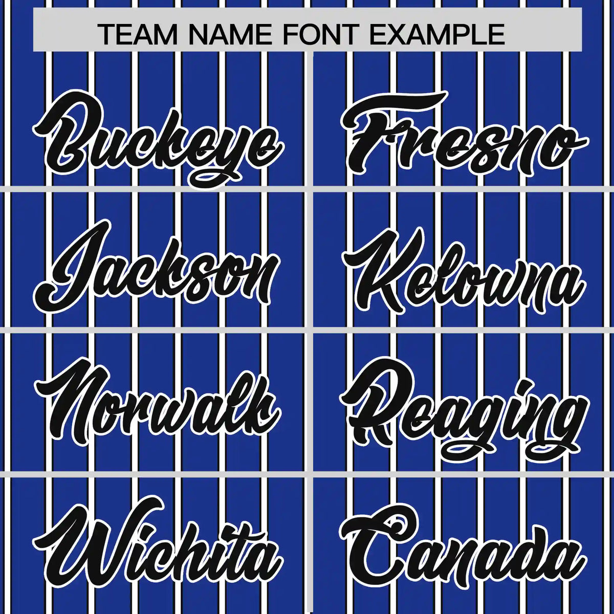 Custom Royal Blue White-Black Pinstripe Pattern Design Performance T-Shirt