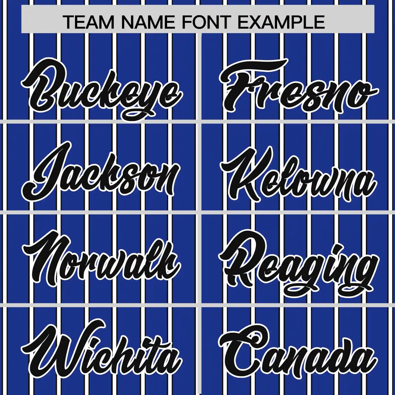 Custom Royal Blue White-Black Pinstripe Pattern Design Performance T-Shirt
