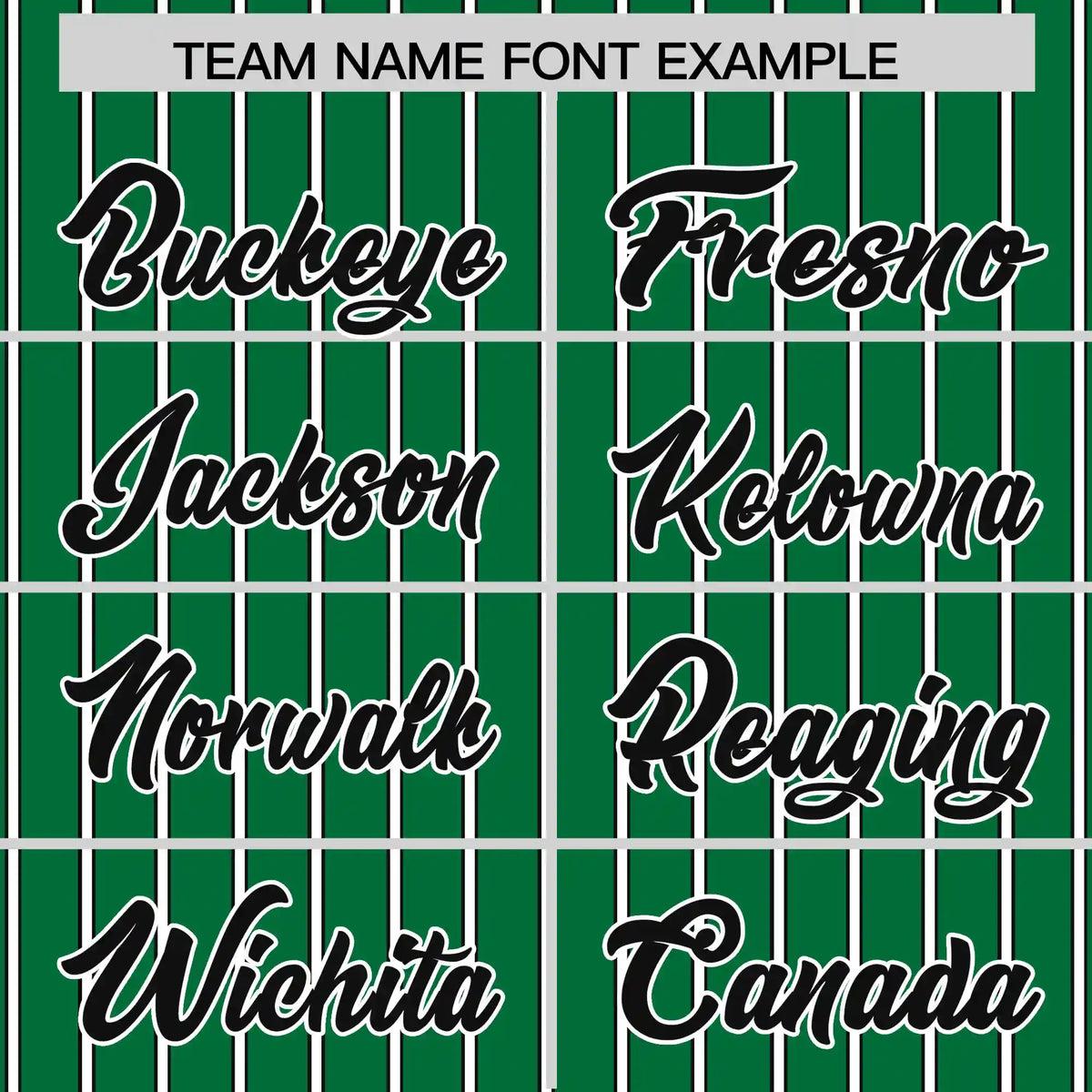 Custom Kelly Green White-Black Pinstripe Pattern Design Performance T-Shirt