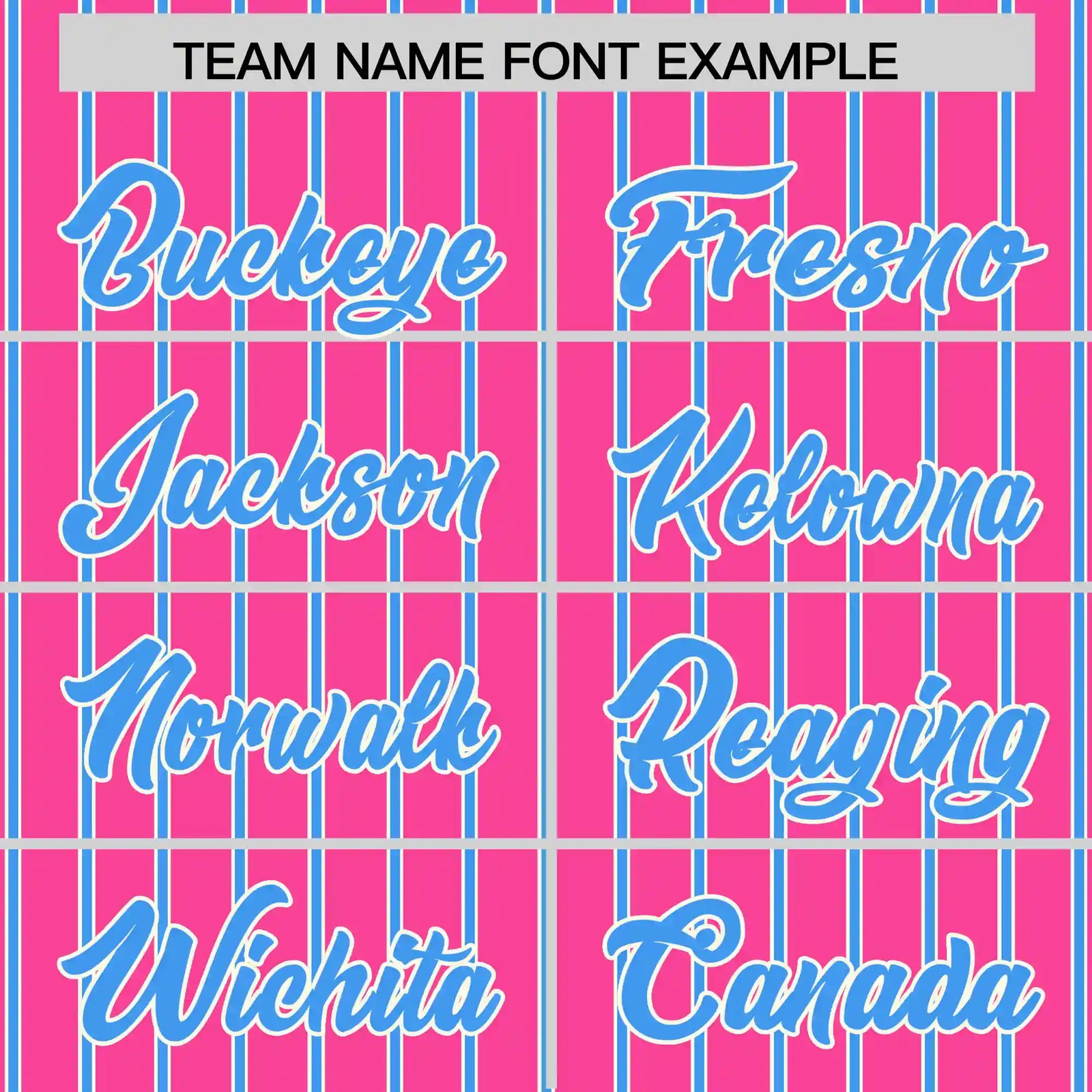 Custom Pink White-Powder Blue Pinstripe Pattern Design Performance T-Shirt