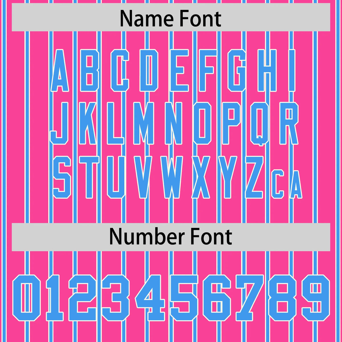 Custom Pink White-Powder Blue Pinstripe Pattern Design Performance T-Shirt