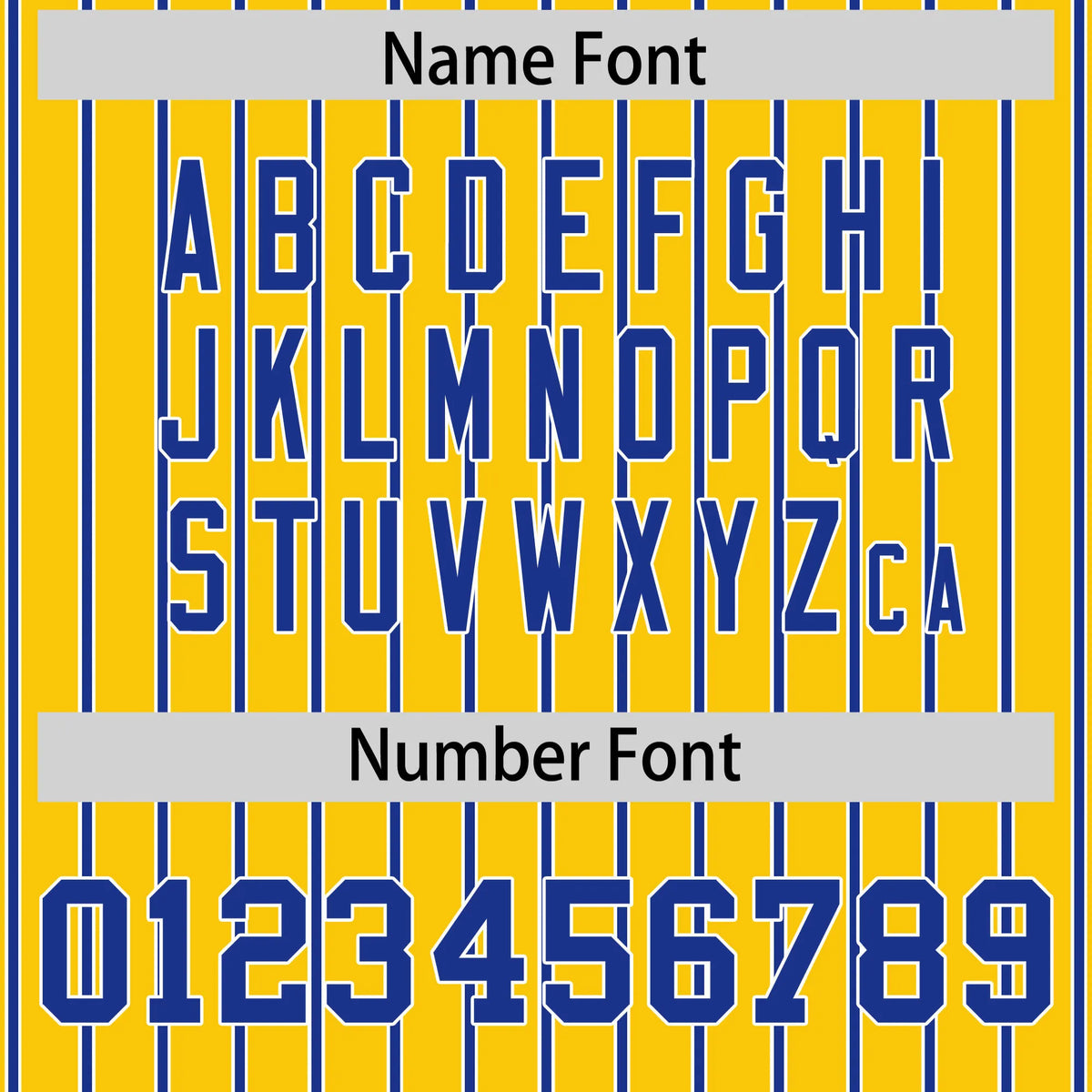 Custom Gold01 White-Royal Blue Pinstripe Pattern Design Performance T-Shirt