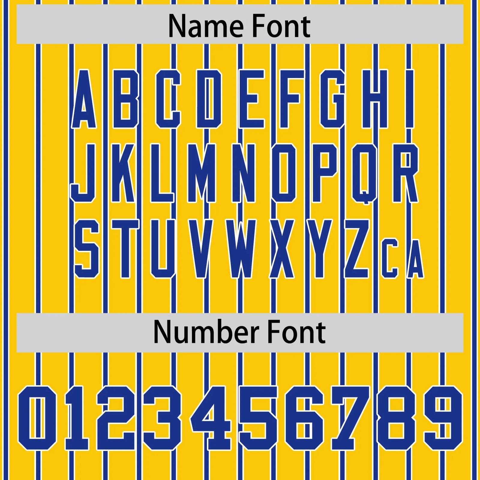 Custom Gold01 White-Royal Blue Pinstripe Pattern Design Performance T-Shirt