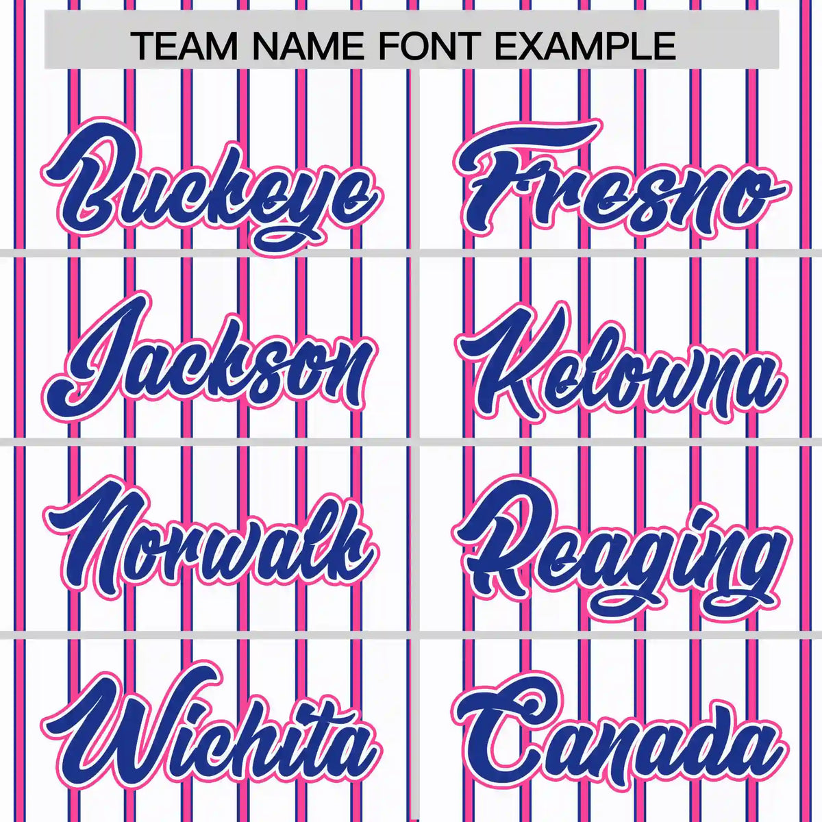 Custom White Pink-Royal Blue Pinstripe Pattern Design Performance T-Shirt