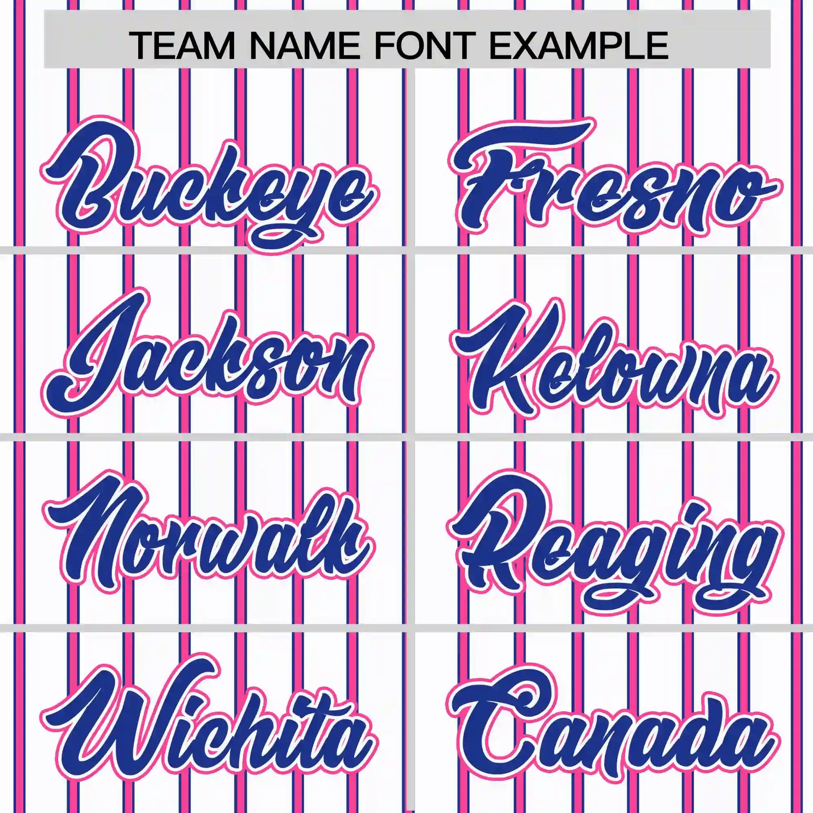 Custom White Pink-Royal Blue Pinstripe Pattern Design Performance T-Shirt