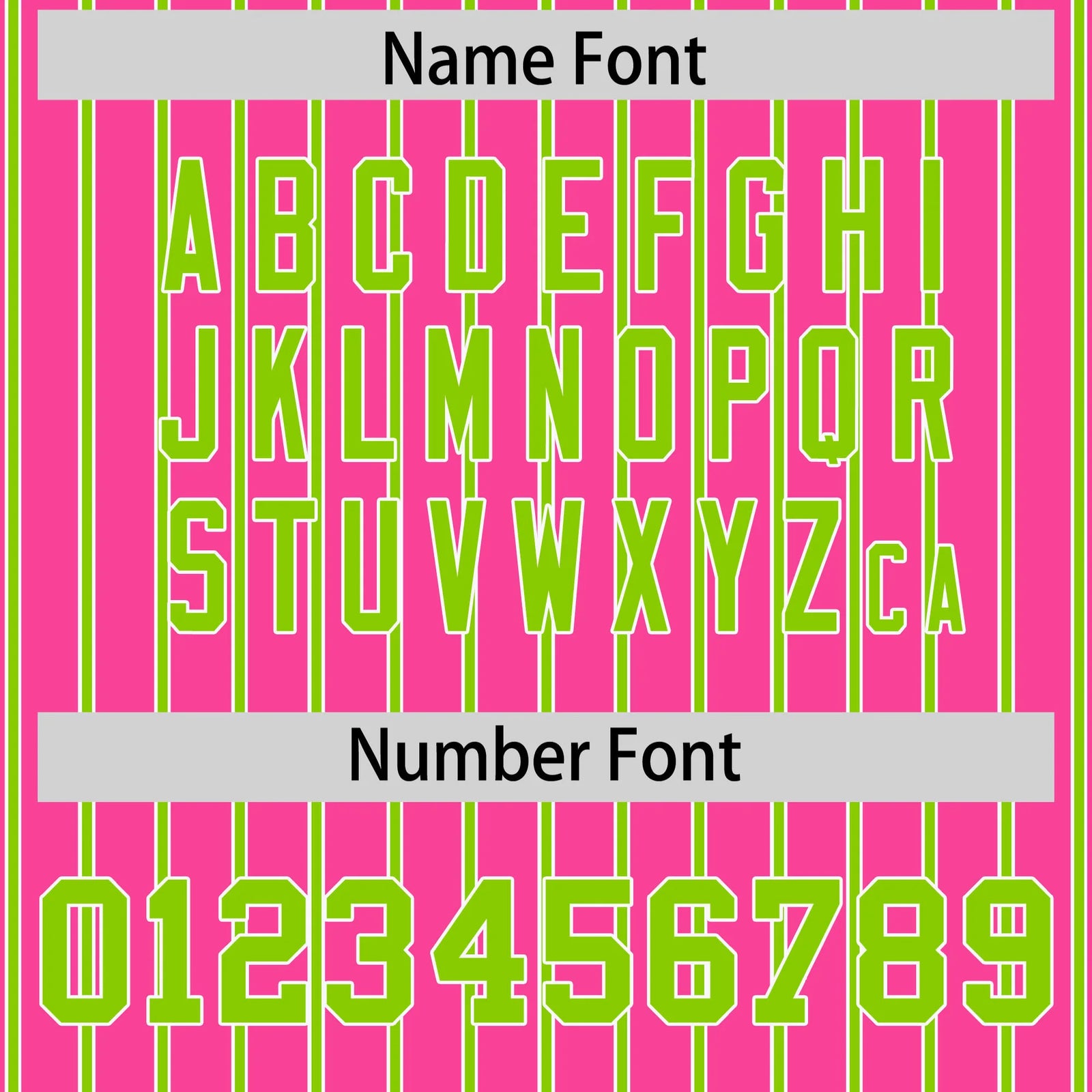 Custom Pink White-Neon Green Pinstripe Pattern Design Performance T-Shirt