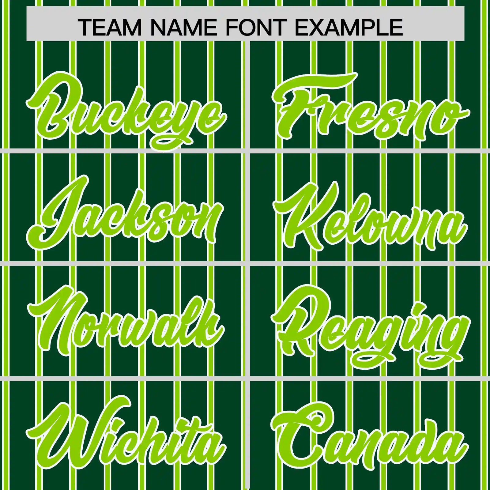 Custom Green White-Neon Green Pinstripe Pattern Design Performance T-Shirt