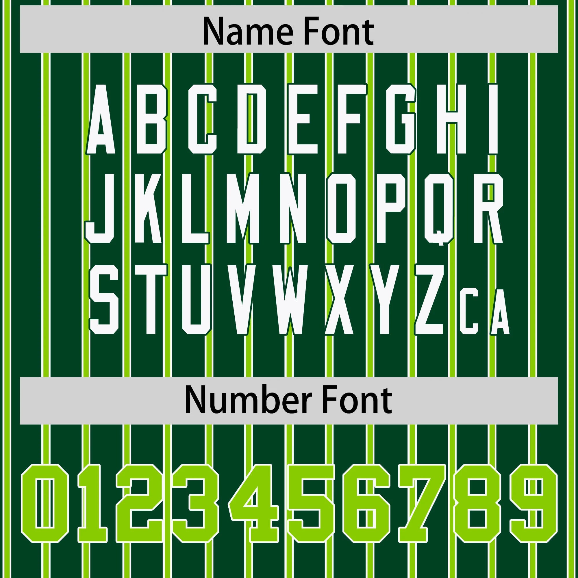 Custom Green White-Neon Green Pinstripe Pattern Design Performance T-Shirt