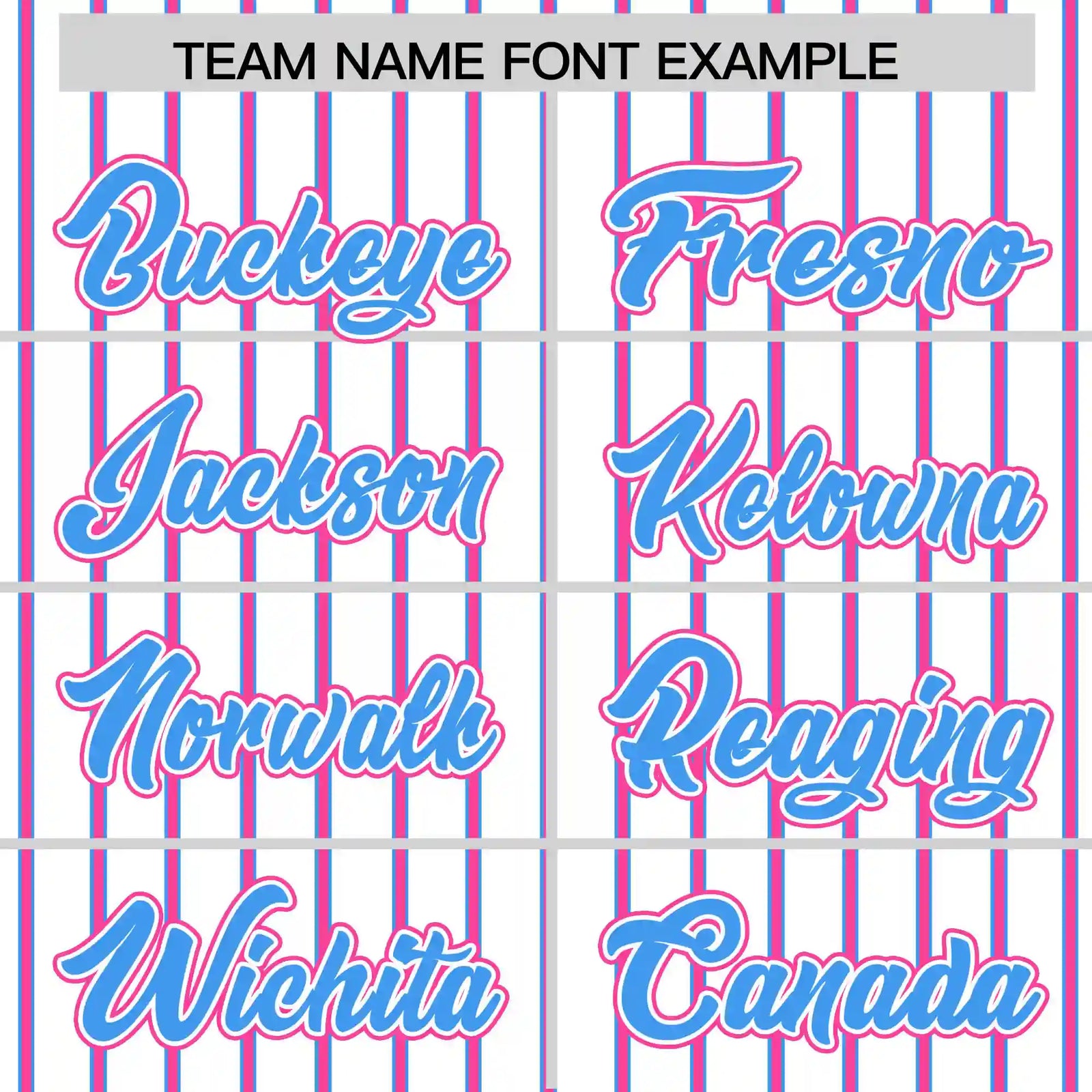 Custom White Powder Blue-Pink Pinstripe Pattern Design Performance T-Shirt