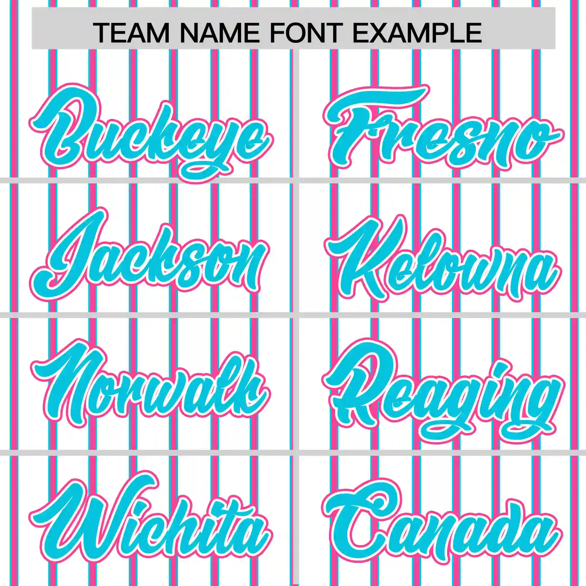 Custom White Sky Blue-Pink Pinstripe Pattern Design Performance T-Shirt