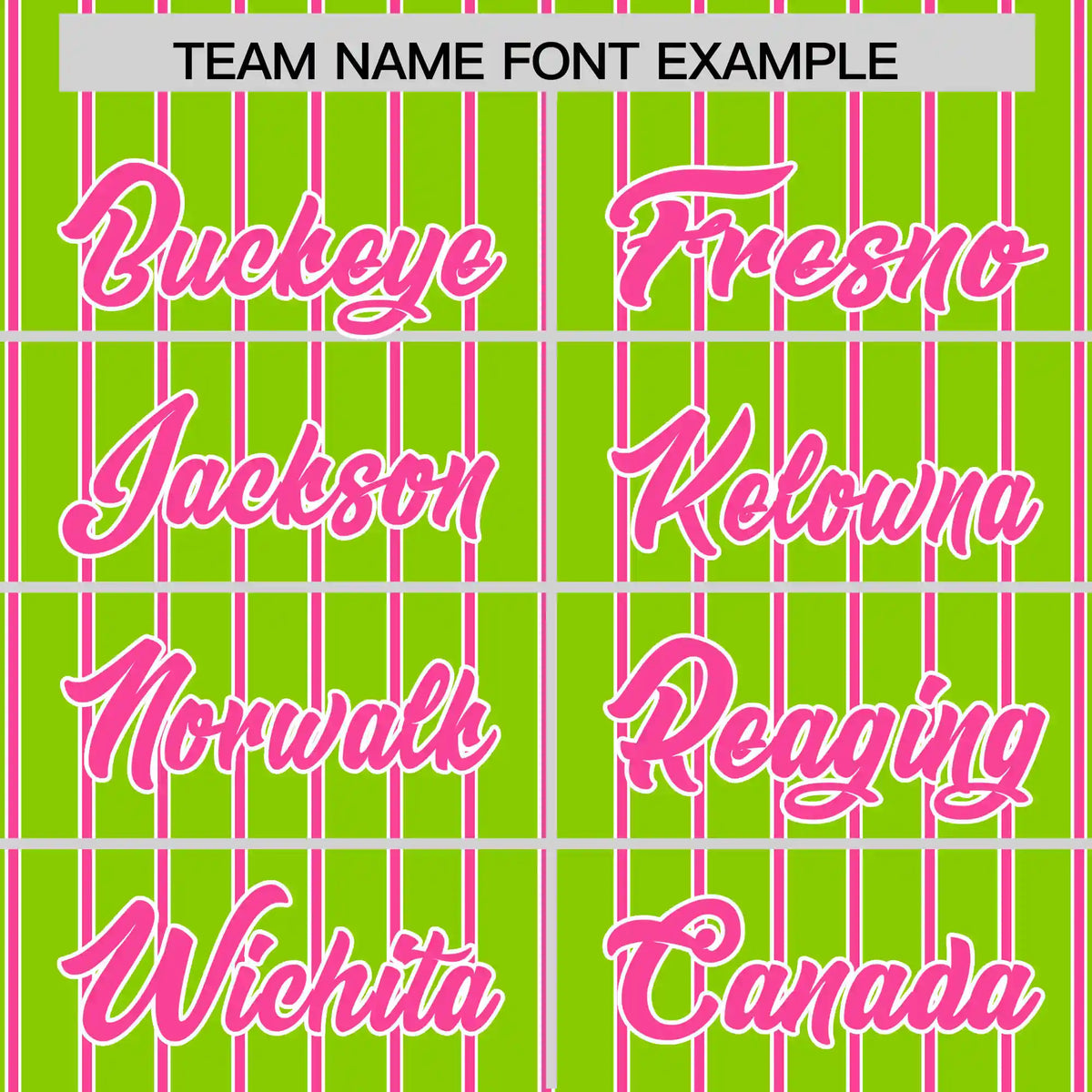 Custom Neon Green White-Pink Pinstripe Pattern Design Performance T-Shirt