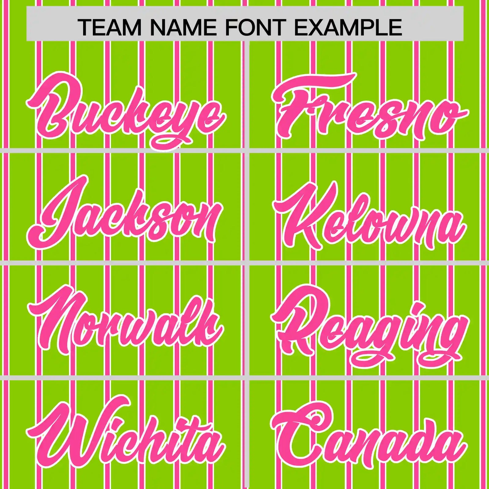 Custom Neon Green White-Pink Pinstripe Pattern Design Performance T-Shirt