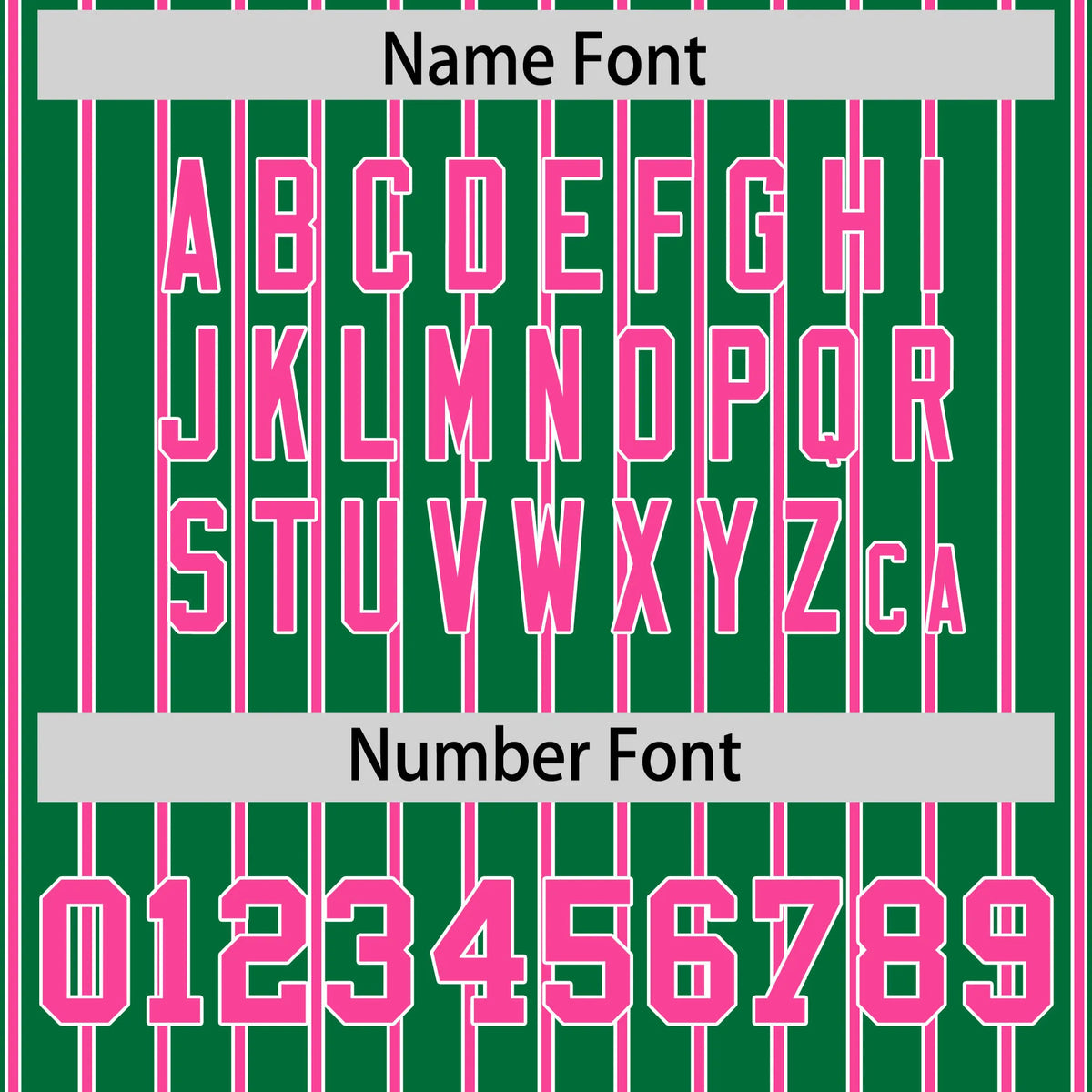 Custom Kelly Green White-Pink Pinstripe Pattern Design Performance T-Shirt