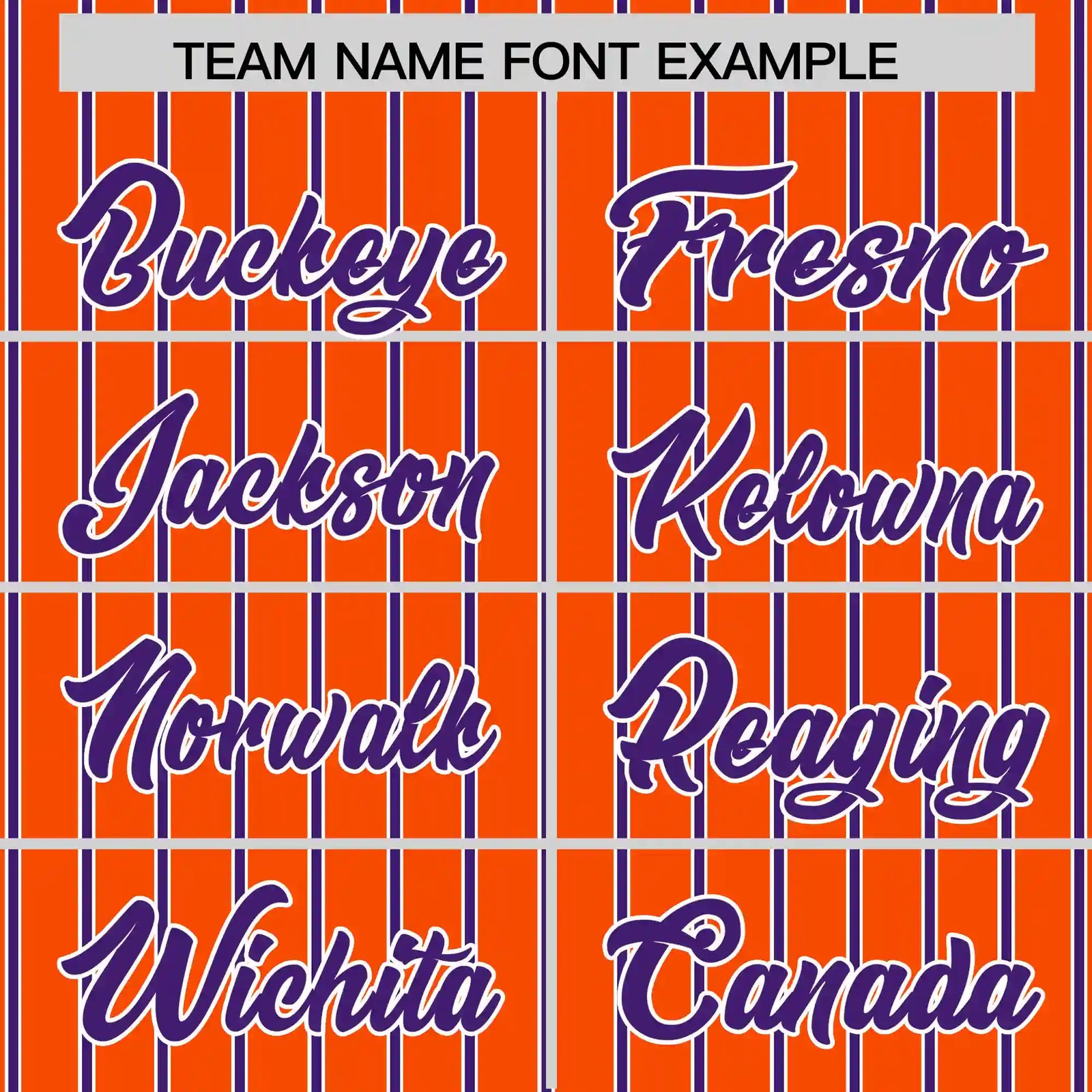 Custom Orange White-Purple Pinstripe Pattern Design Performance T-Shirt