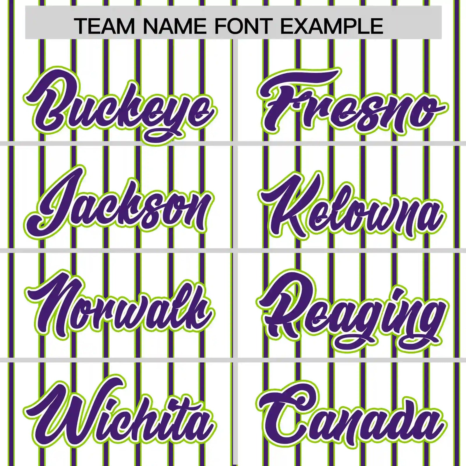 Custom White Neon Green-Purple Pinstripe Pattern Design Performance T-Shirt