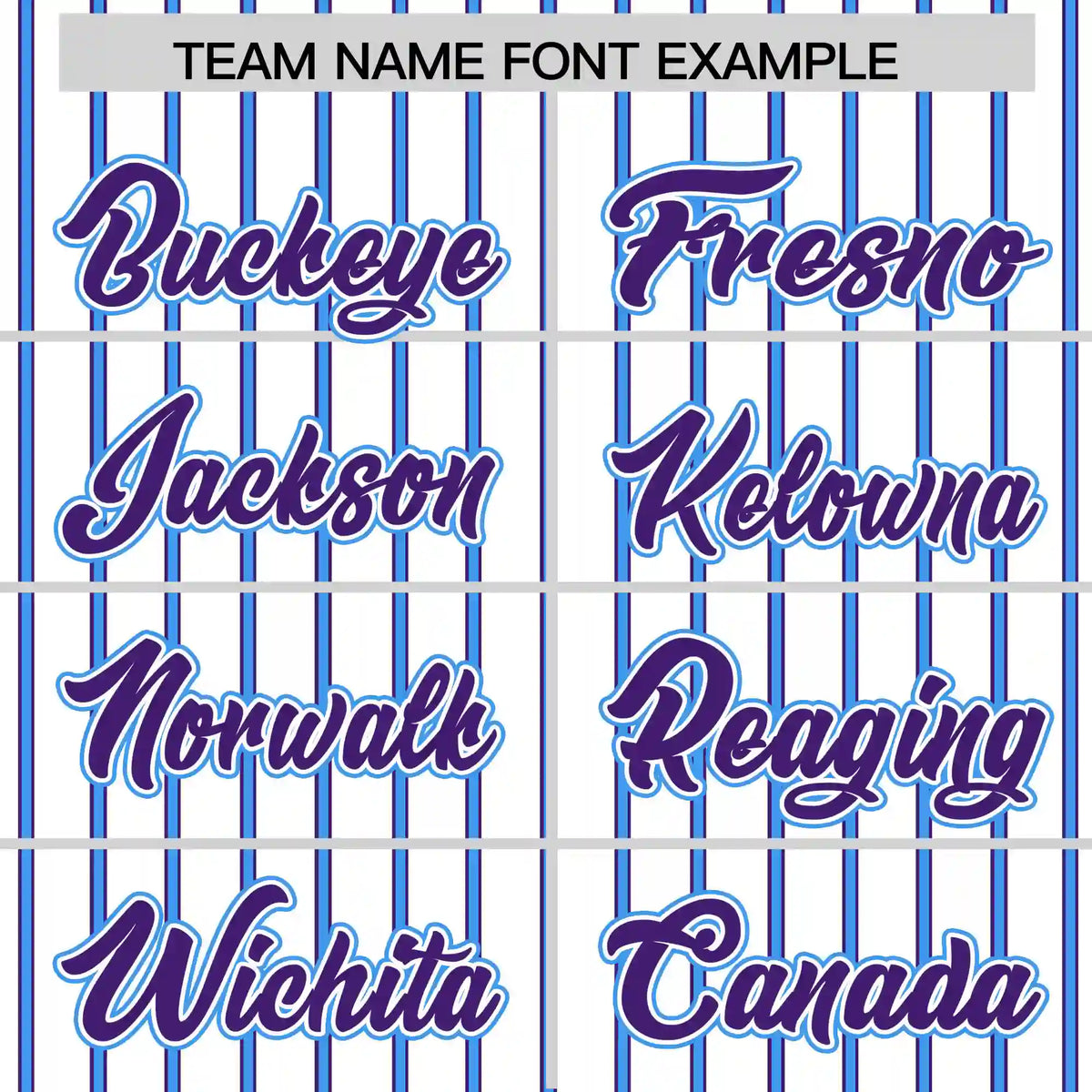 Custom White Powder Blue-Purple Pinstripe Pattern Design Performance T-Shirt