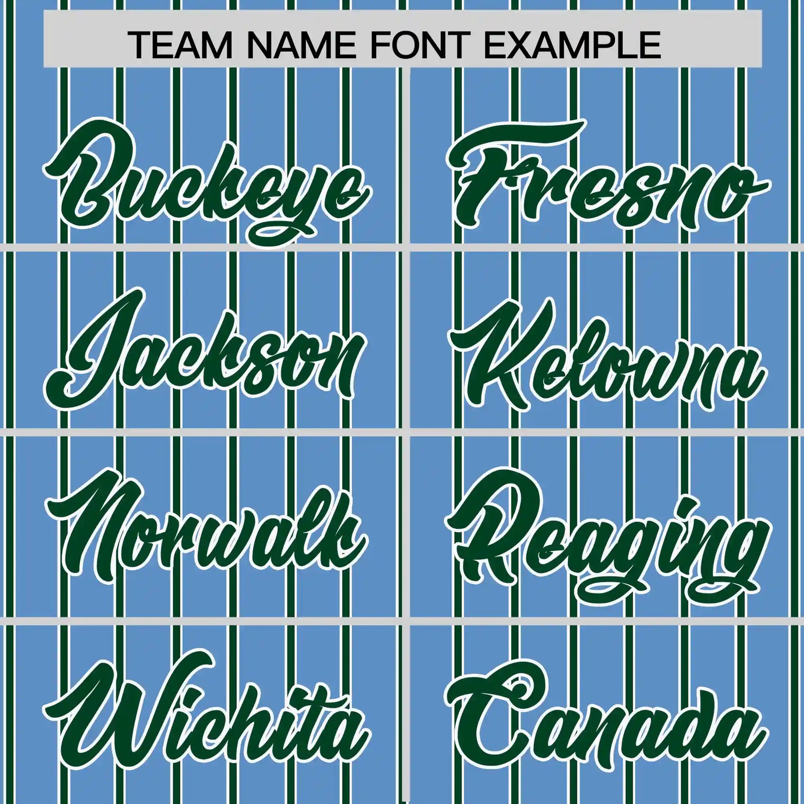 Custom Light Blue White-Green Pinstripe Pattern Design Performance T-Shirt