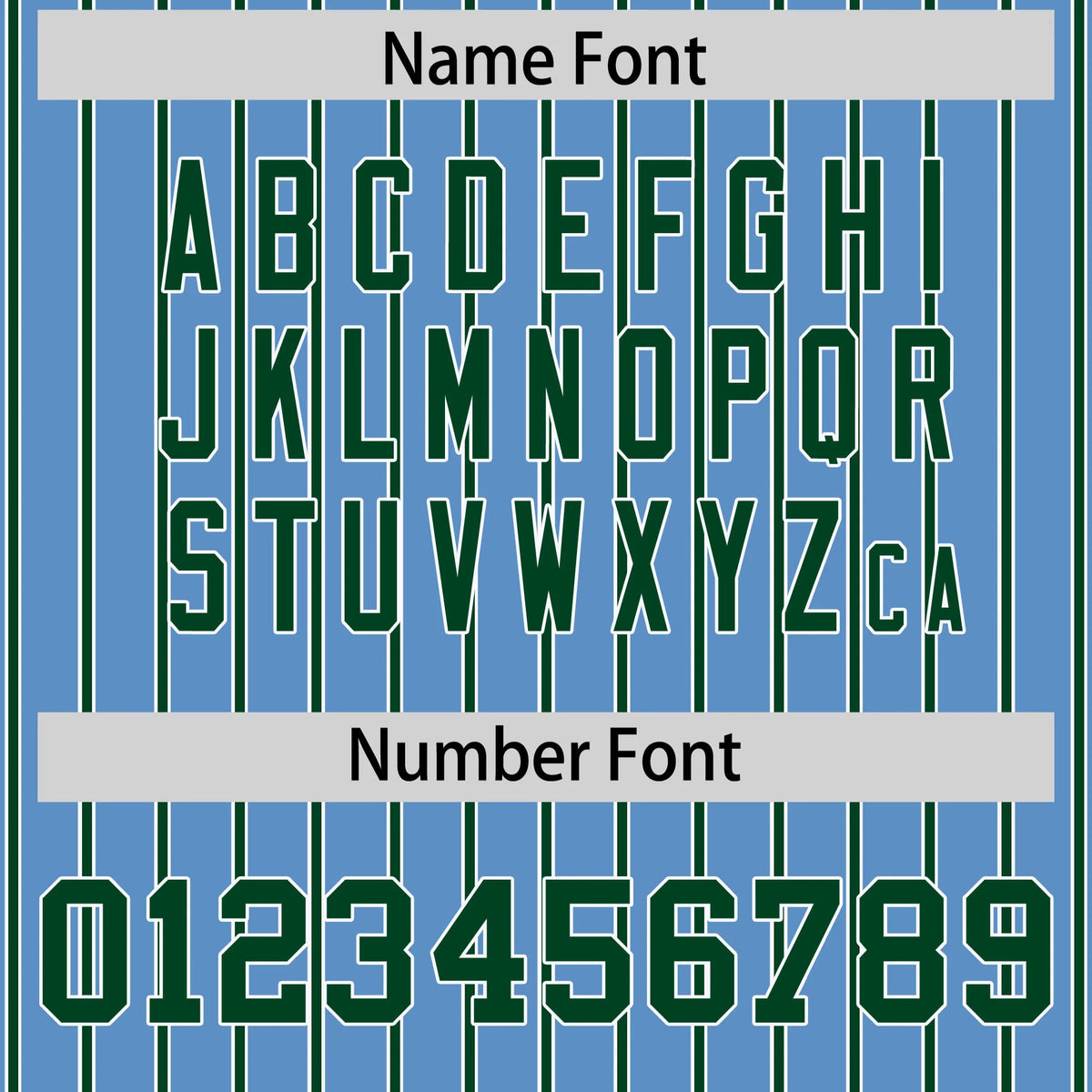 Custom Light Blue White-Green Pinstripe Pattern Design Performance T-Shirt