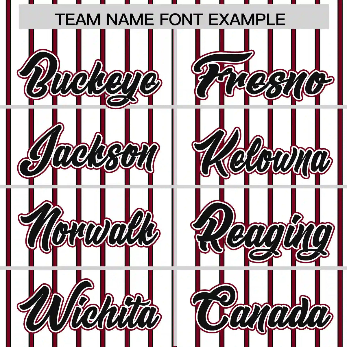 Custom White Black-Crimson Pinstripe Pattern Design Performance T-Shirt