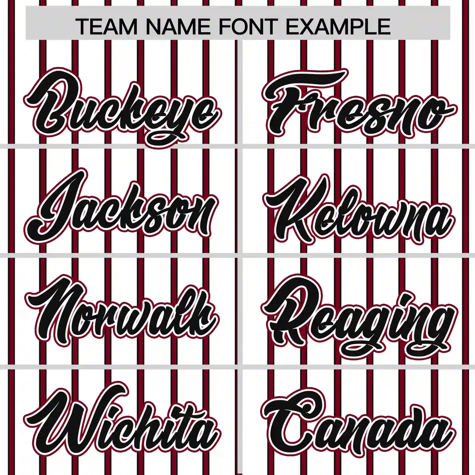 Custom White Black-Crimson Pinstripe Pattern Design Performance T-Shirt