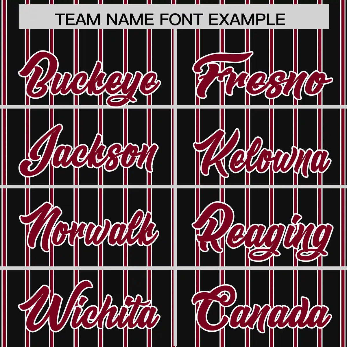 Custom Black White-Crimson Pinstripe Pattern Design Performance T-Shirt