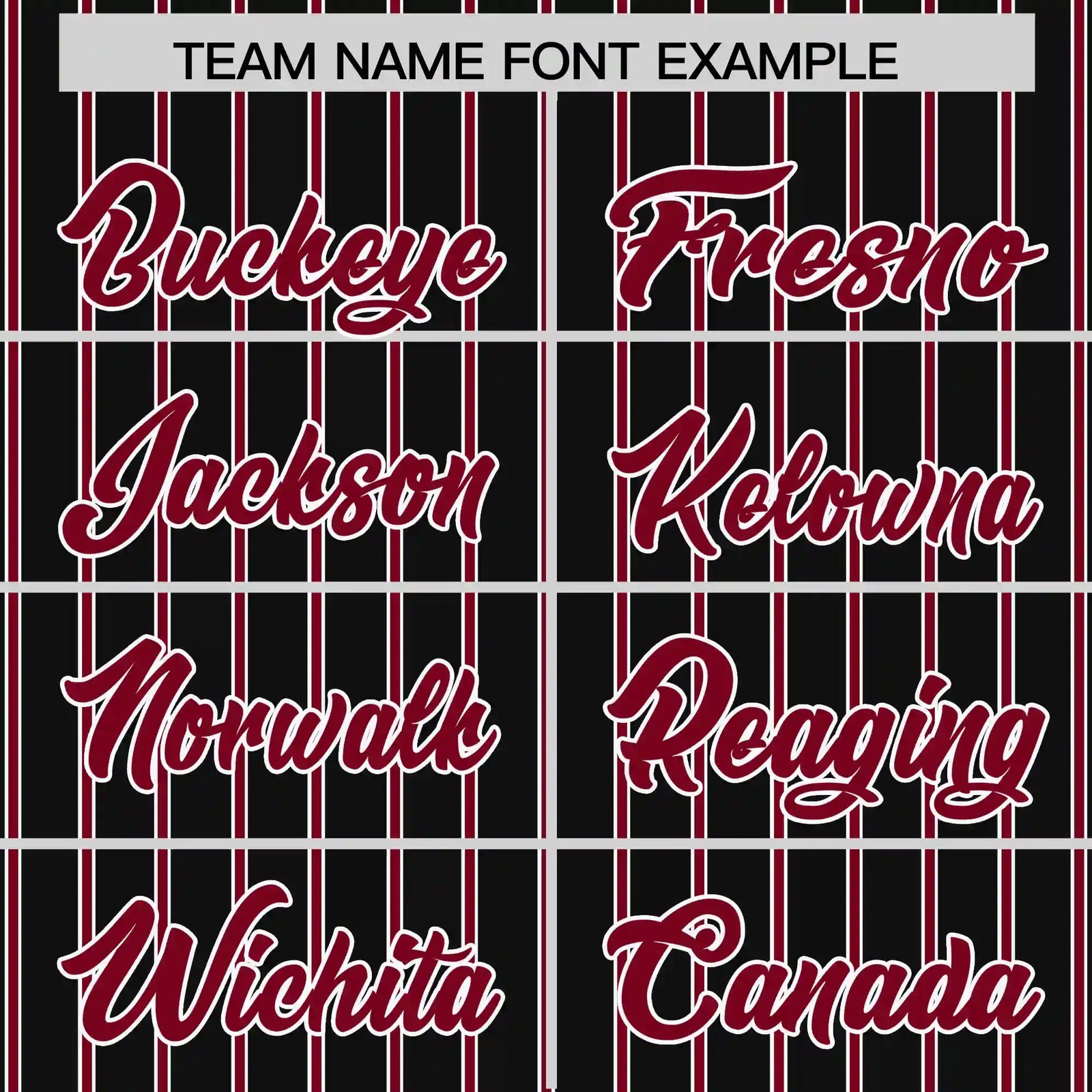 Custom Black White-Crimson Pinstripe Pattern Design Performance T-Shirt