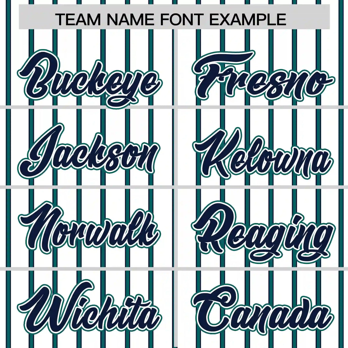 Custom White Navy-Aqua Pinstripe Pattern Design Performance T-Shirt