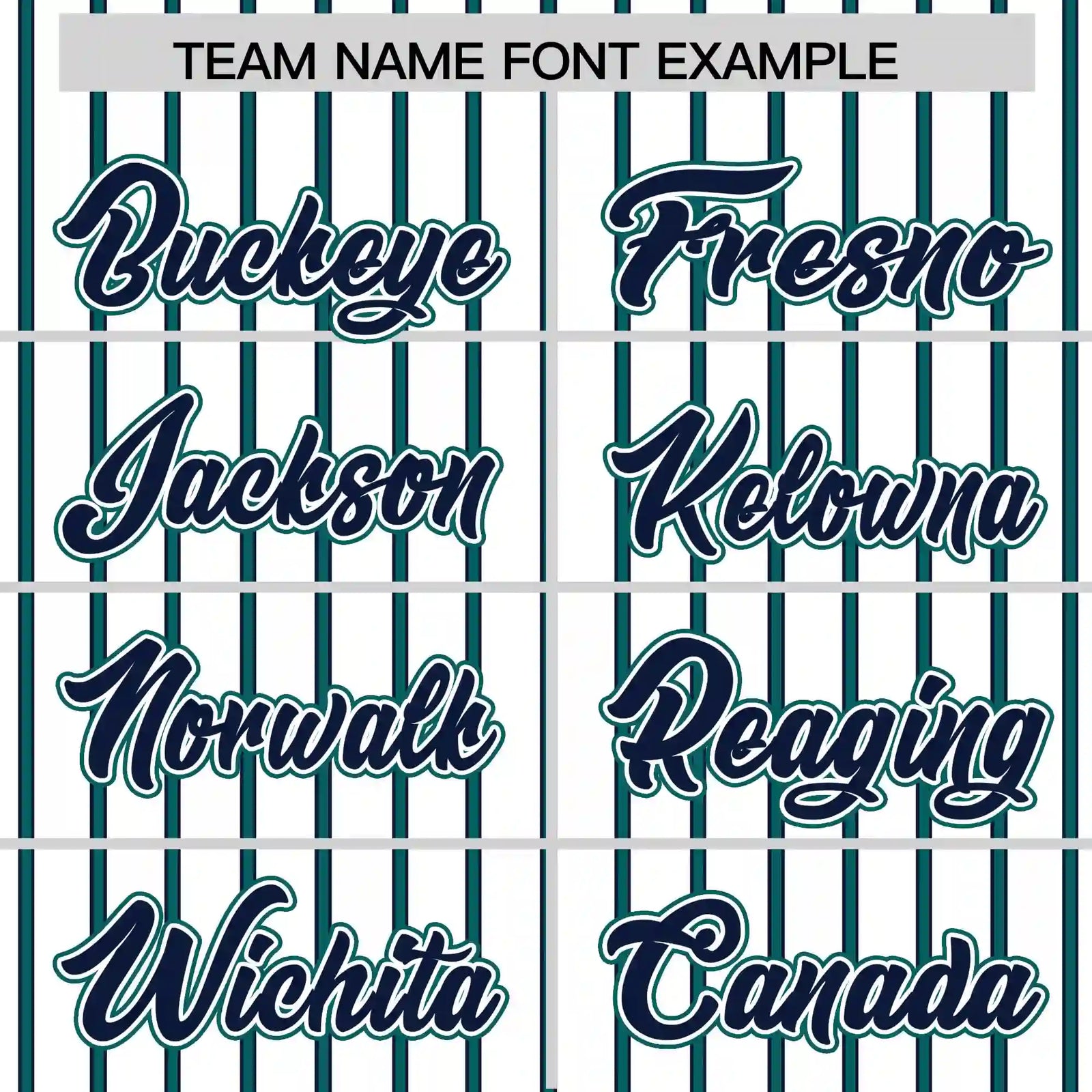 Custom White Navy-Aqua Pinstripe Pattern Design Performance T-Shirt
