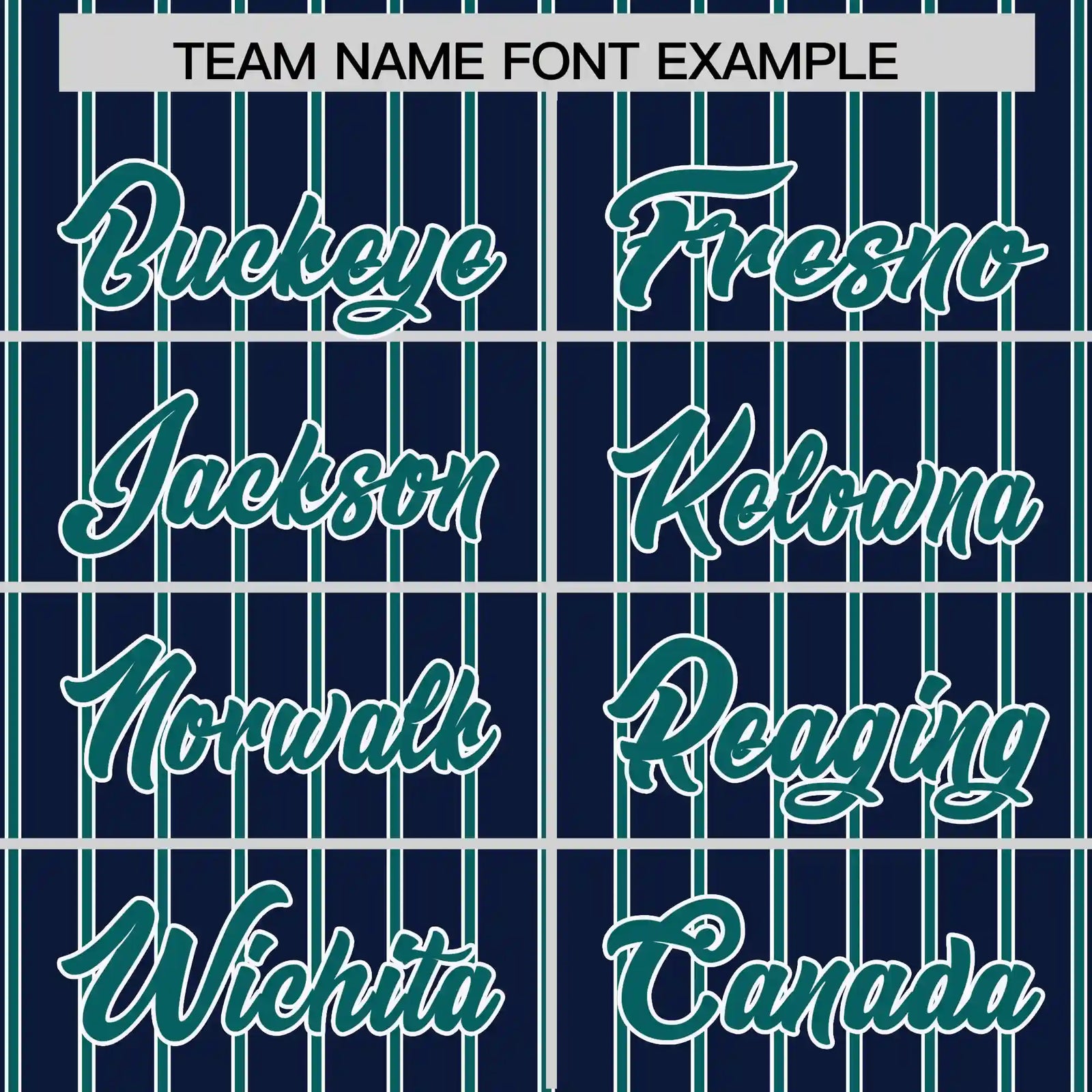 Custom Navy White-Aqua Pinstripe Pattern Design Performance T-Shirt