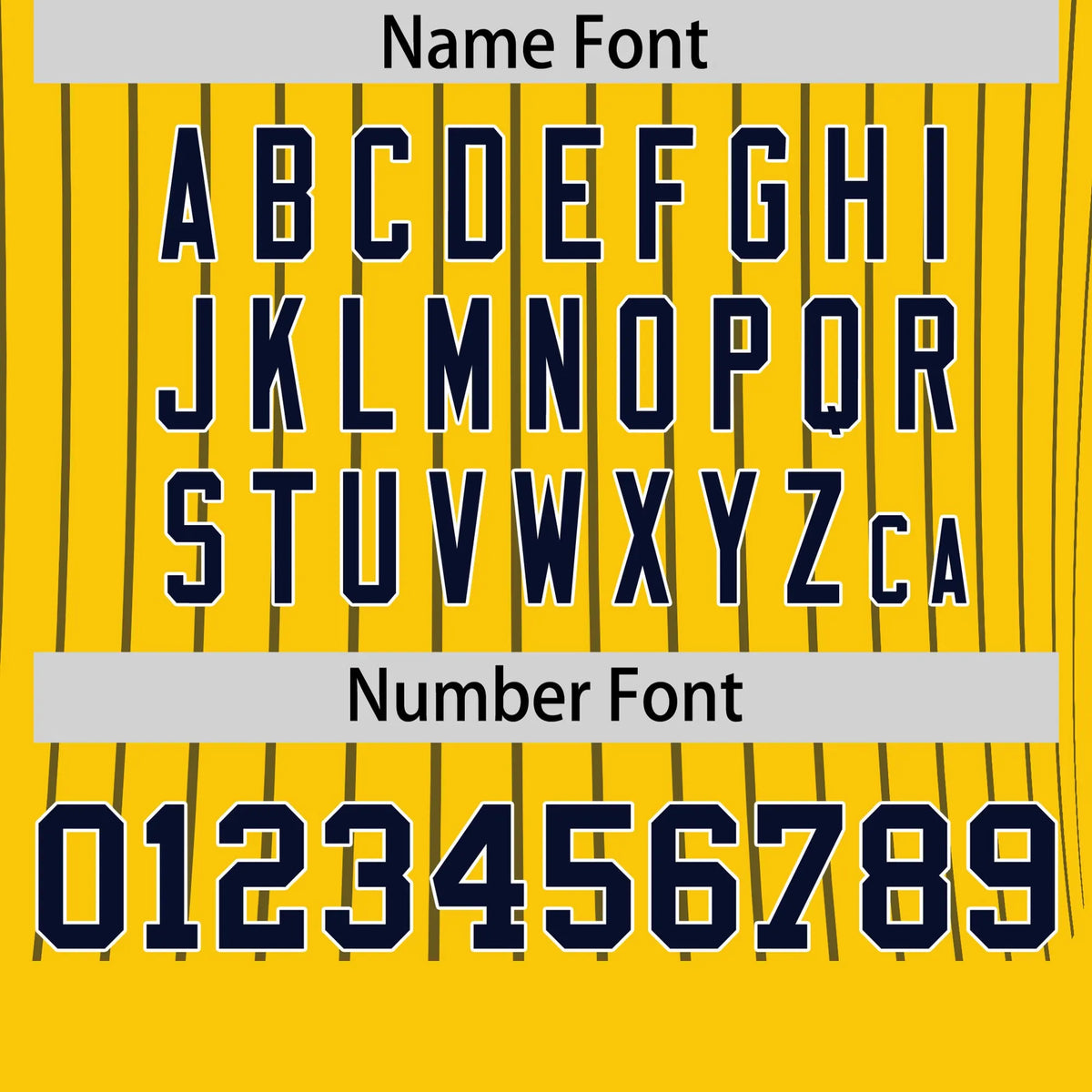 Custom Gold01 Navy-Navy Pinstripe Pattern Design Performance T-Shirt