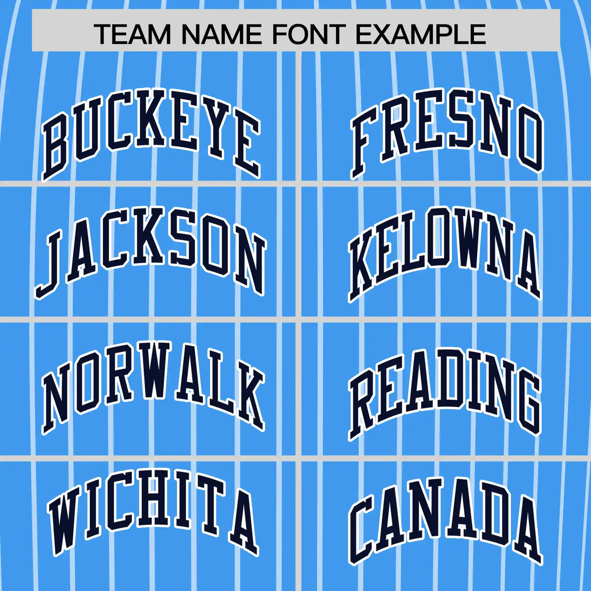 Custom Powder Blue White-Navy Pinstripe Pattern Design Performance T-Shirt