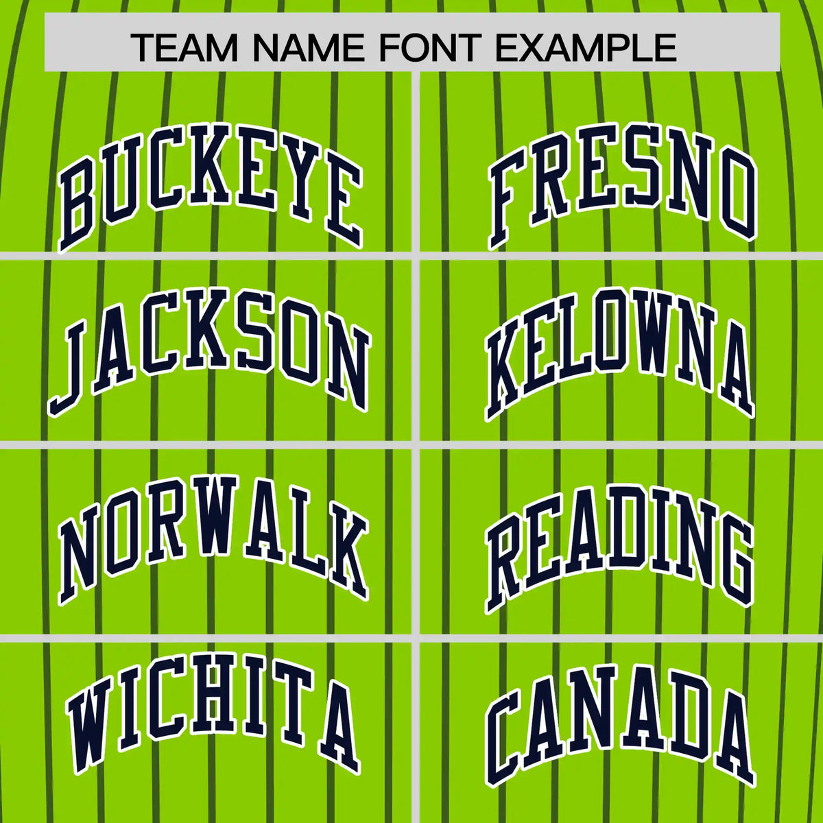 Custom Neon Green Navy Pinstripe Pattern Design Performance T-Shirt