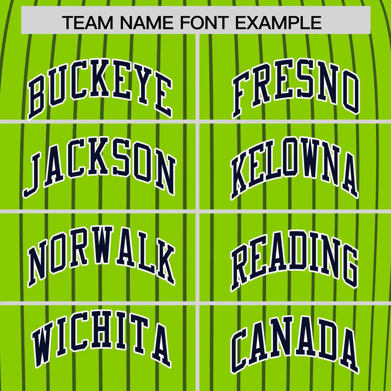 Custom Neon Green Navy Pinstripe Pattern Design Performance T-Shirt