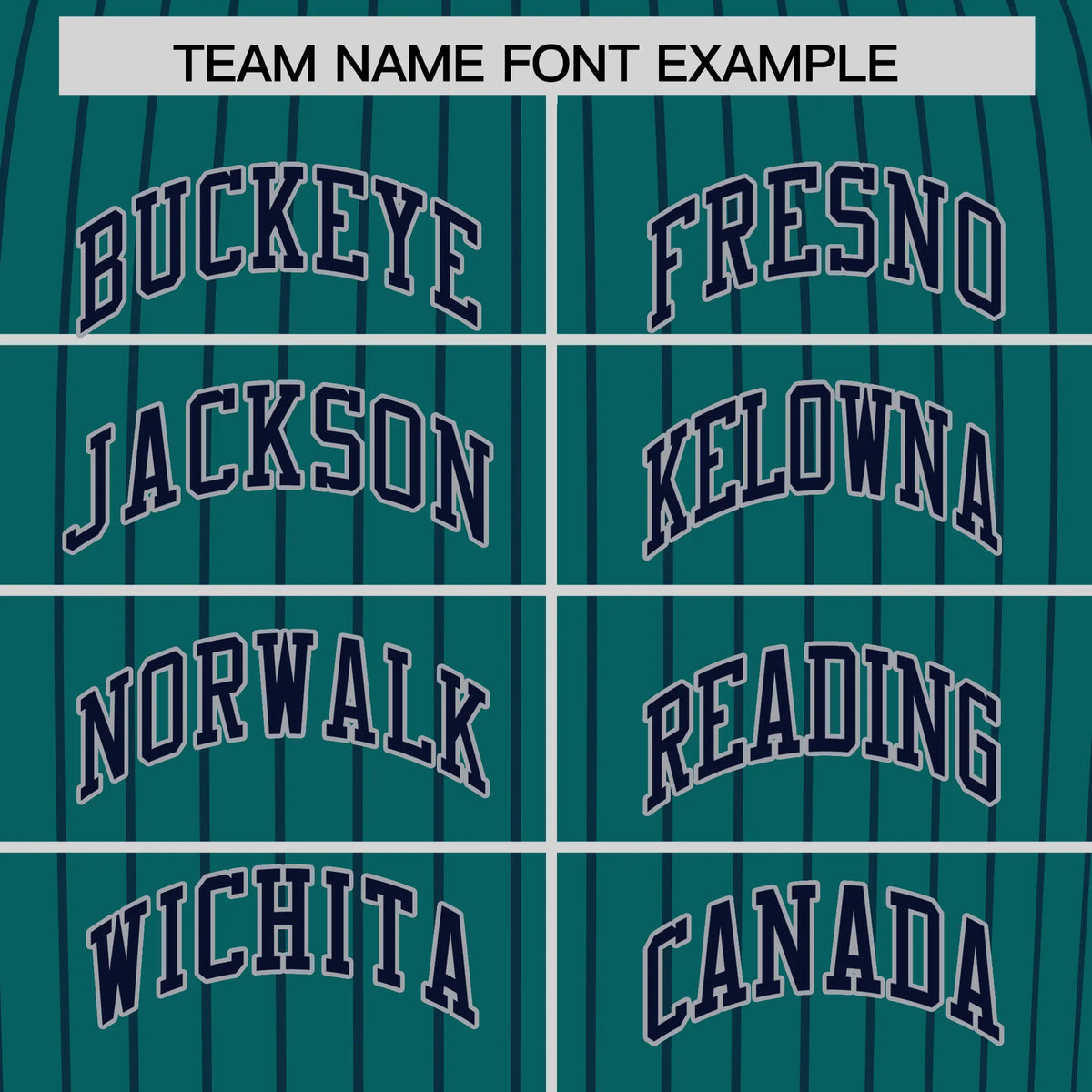 Custom Aqua Navy Pinstripe Pattern Design Performance T-Shirt