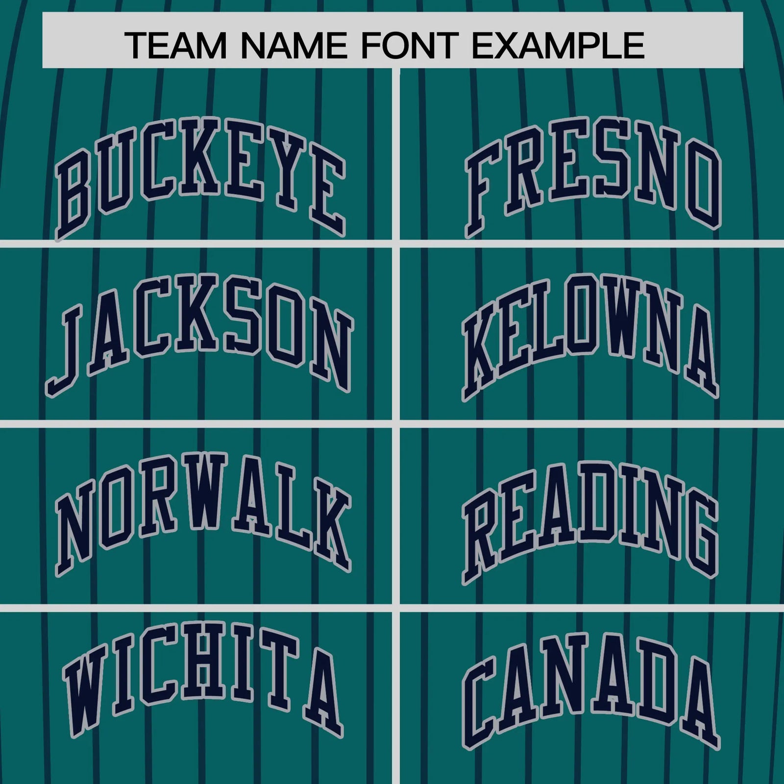 Custom Aqua Navy Pinstripe Pattern Design Performance T-Shirt