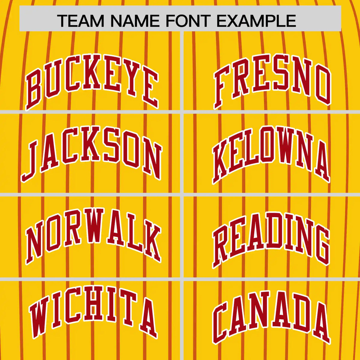 Custom Gold01 Red-White Pinstripe Pattern Design Performance T-Shirt