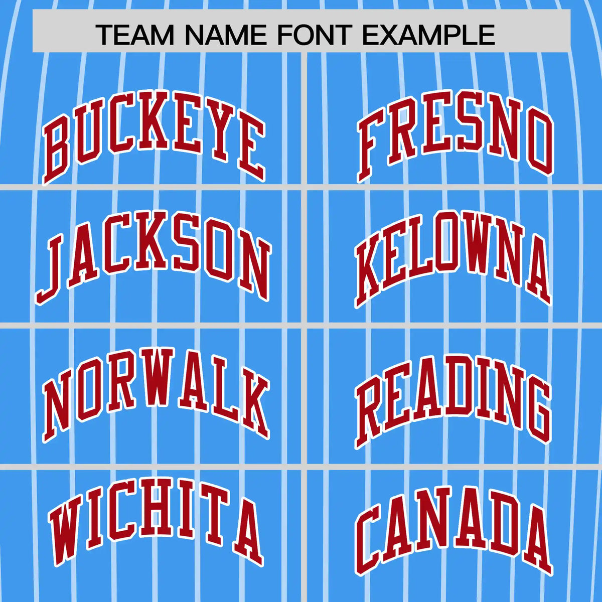 Custom Powder Blue White-Red Pinstripe Pattern Design Performance T-Shirt